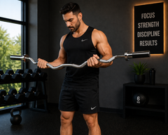 NOVAFIT HEAVY DUTY CURL OLYMPIC ROD