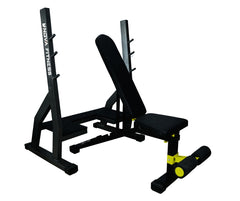 Mi Nk- 6s Olympic Adjustable Bench with Stand Combo
